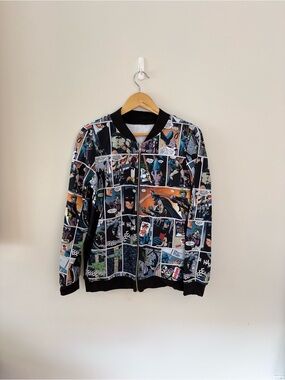 Blackmilk x DC Batman The Killing Joke Comic Panel Bomber Jacket Size Women’s M